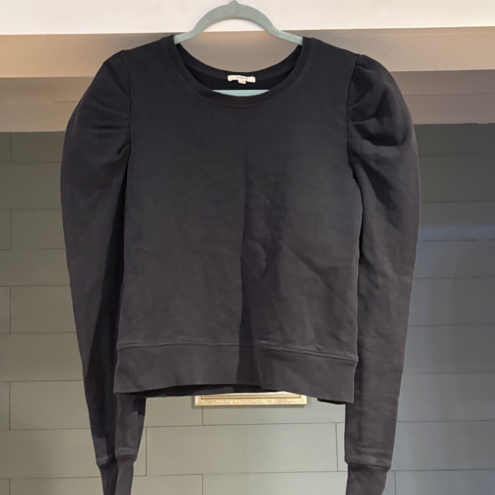 Leallo‎ Jewel Puff Sleeve Crew